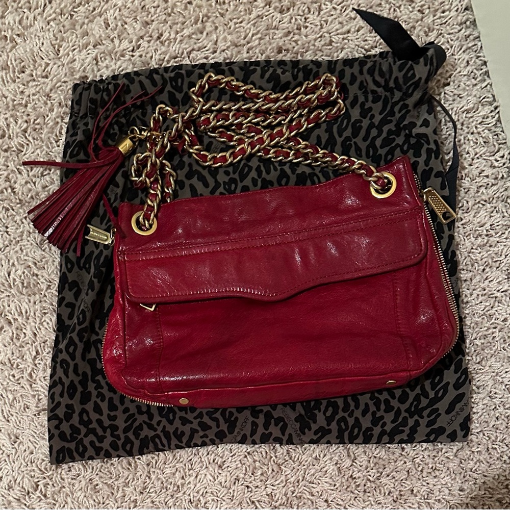 Rebecca Minkoff Red Leather Swing Bag